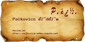Palkovics Ádám névjegykártya